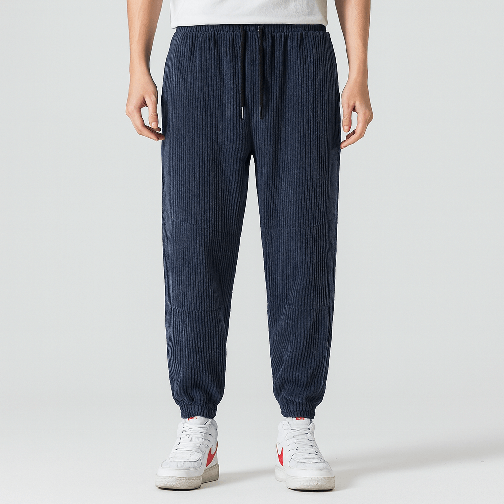 Luźne sztruksowe spodnie