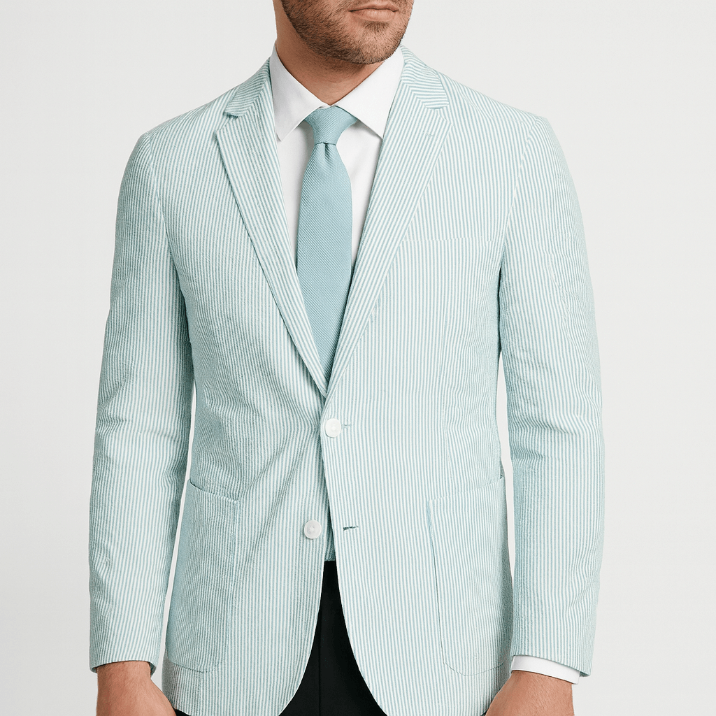 Marynarka w paski z marszczeniami