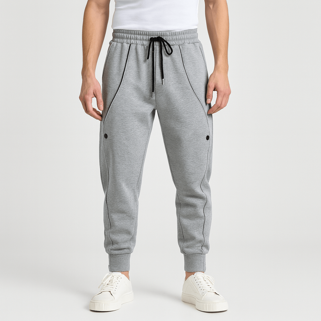 Męskie zwężane spodnie dresowe