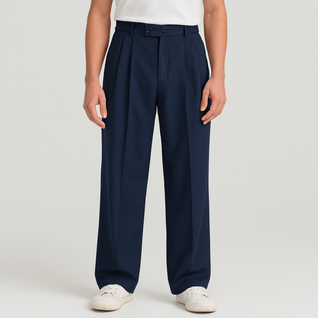 Oddychające, luźne spodnie z szerokimi nogawkami