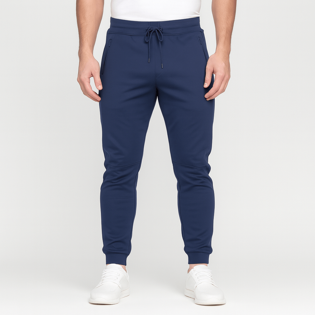 Spodnie dresowe z gumką w pasie i kieszeniami