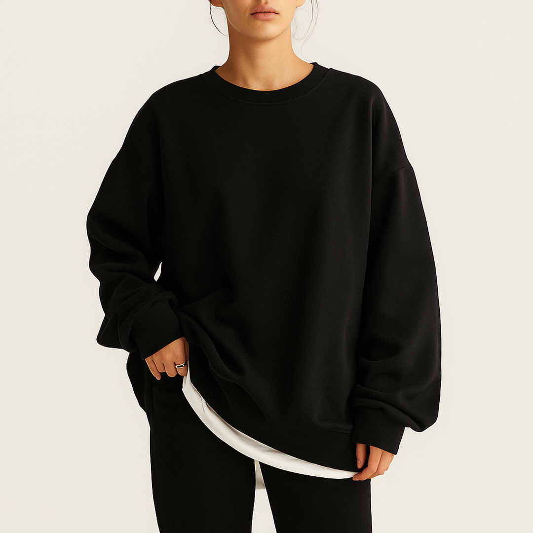 Oversize Bluza Damska | Długi Rękaw