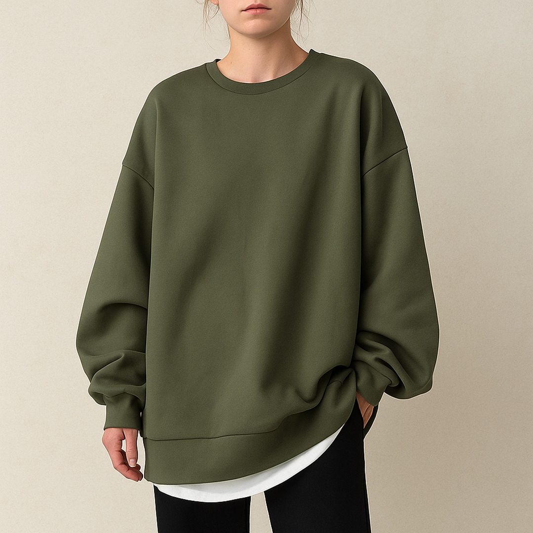 Oversize Bluza Damska | Długi Rękaw