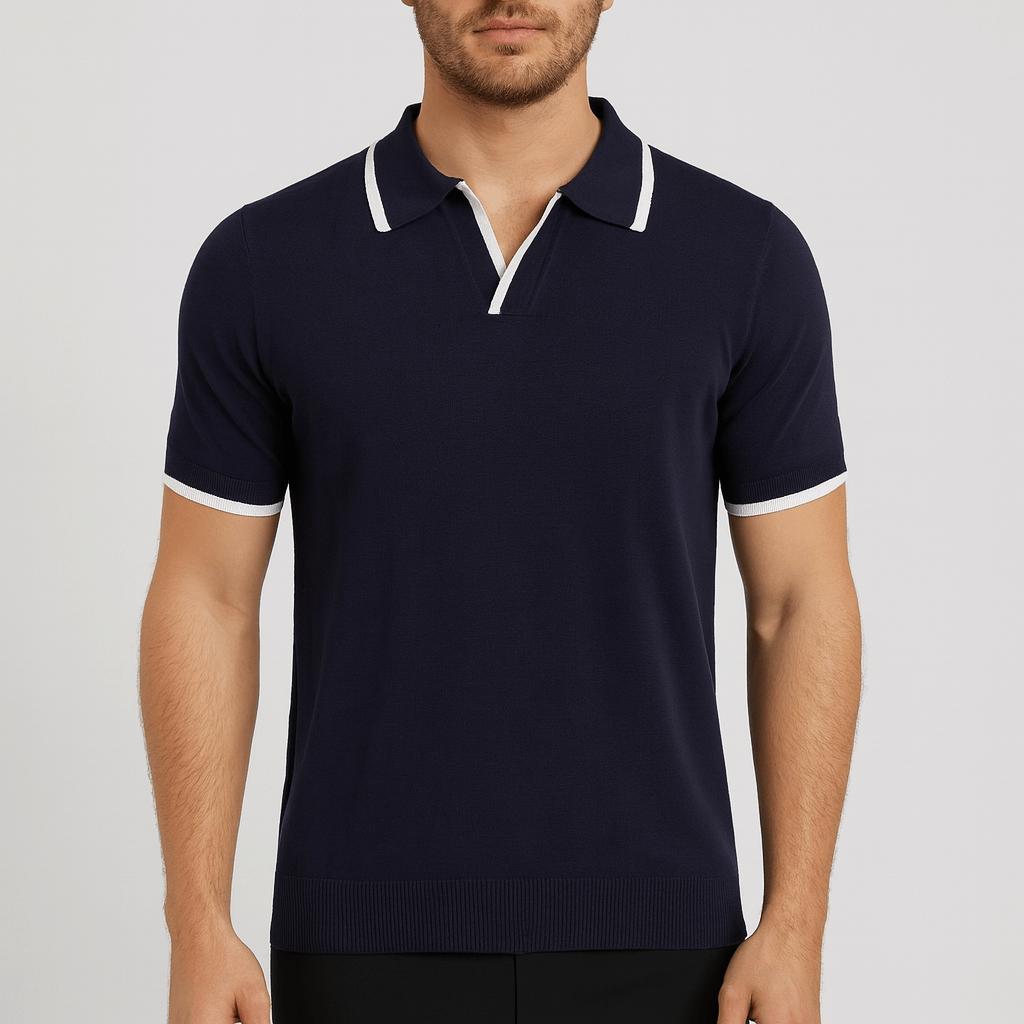 Polo w eleganckim stylu casual z eleganckimi detalami