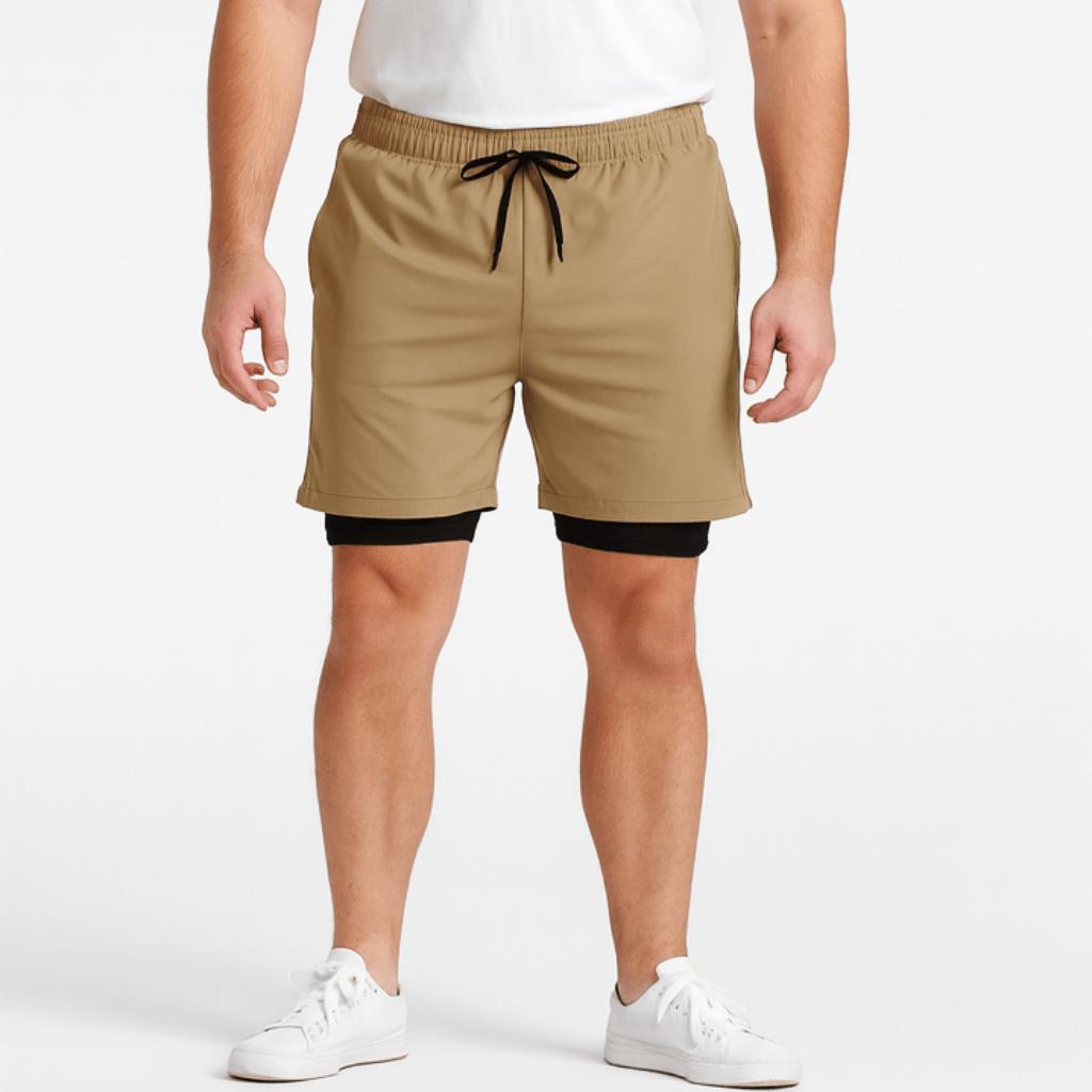 Spodenki sprzęt treningowy z podszewką i kieszenią na telefon – wygoda i funkcjonalność