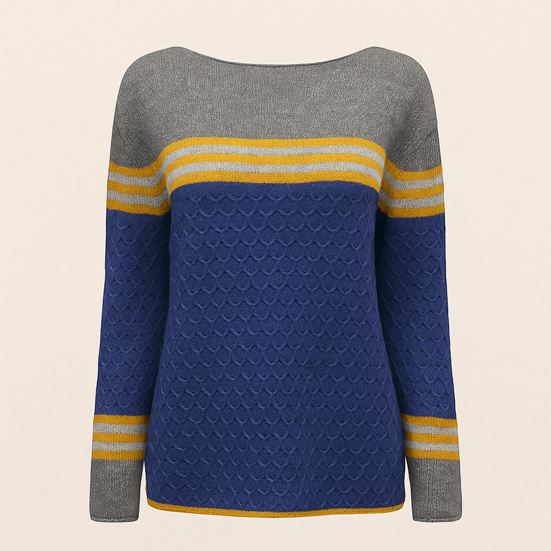 Damski Sweter W Paski | Stylowy