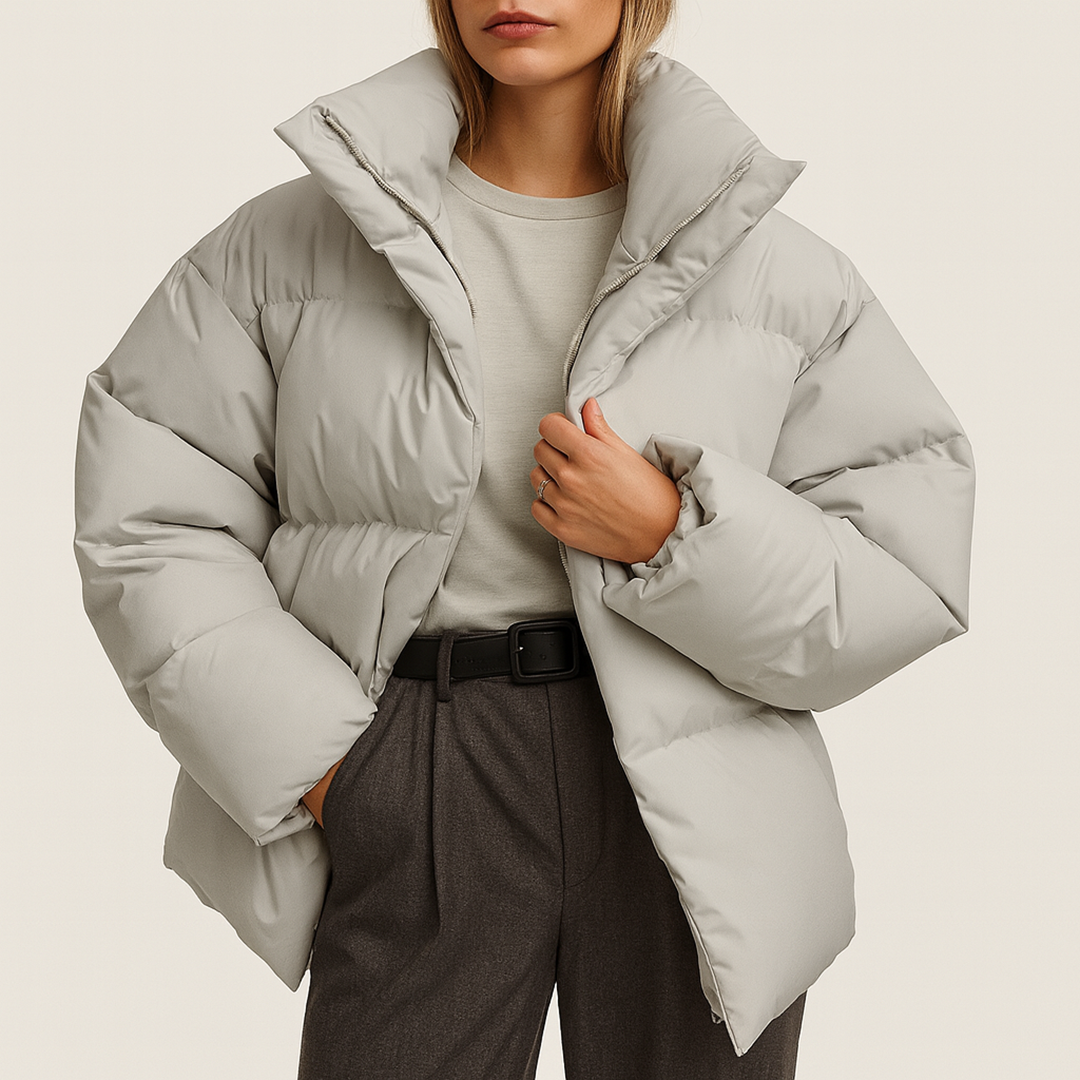 Damska Zimowa Puchowa Kurtka | Casualowa