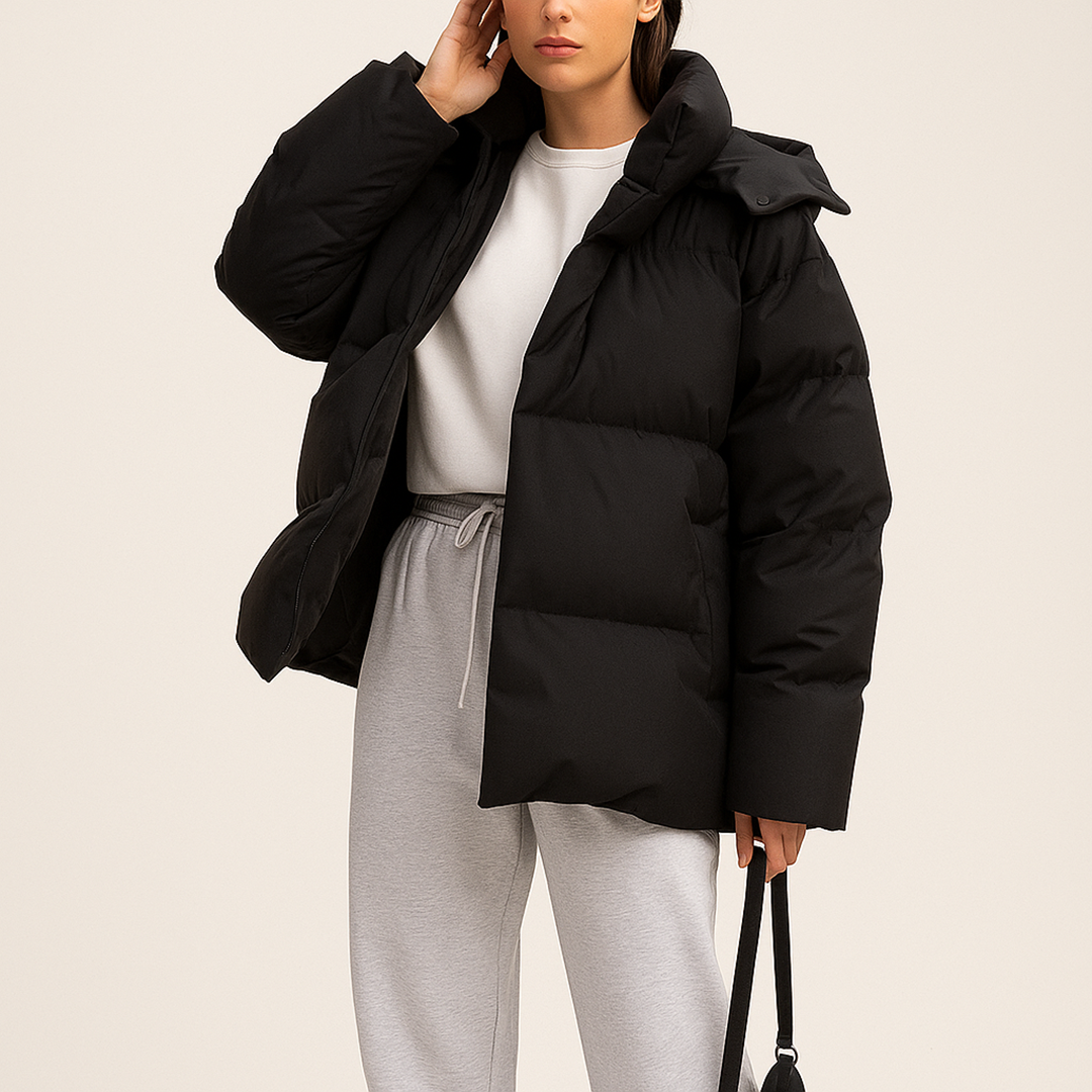 Damska Zimowa Puchowa Kurtka | Casualowa