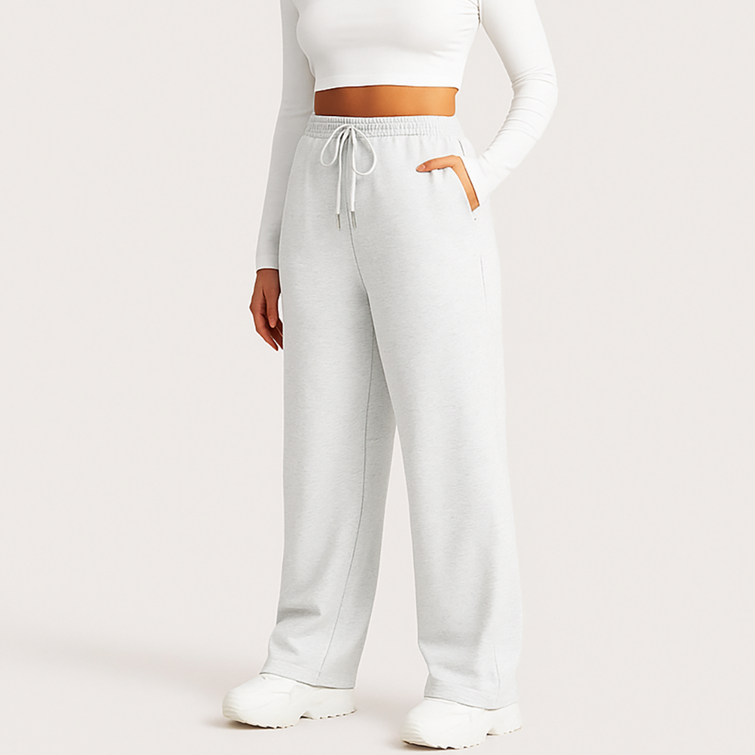 Damskie Luźne Spodnie Dresowe | Wysoki Stan
