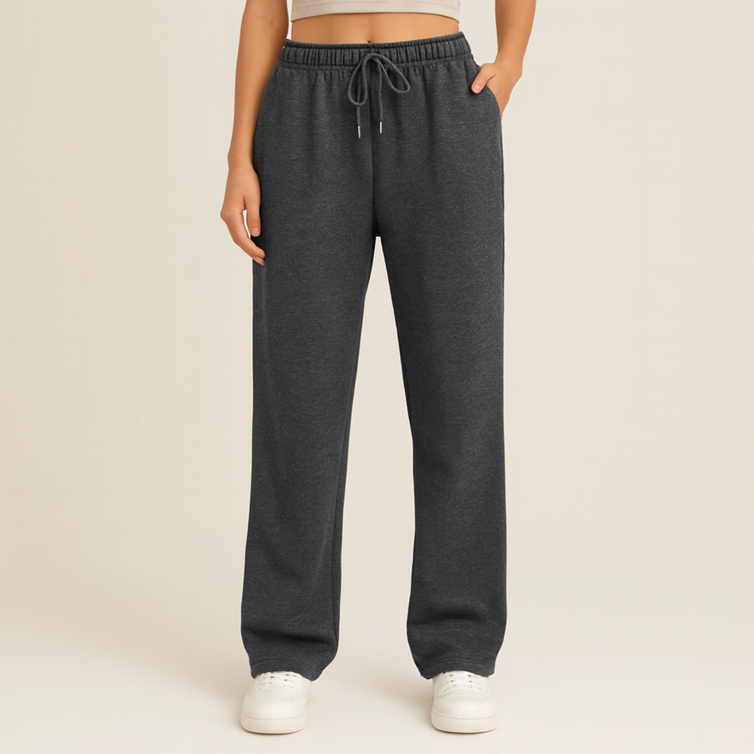 Damskie Luźne Spodnie Dresowe | Wysoki Stan