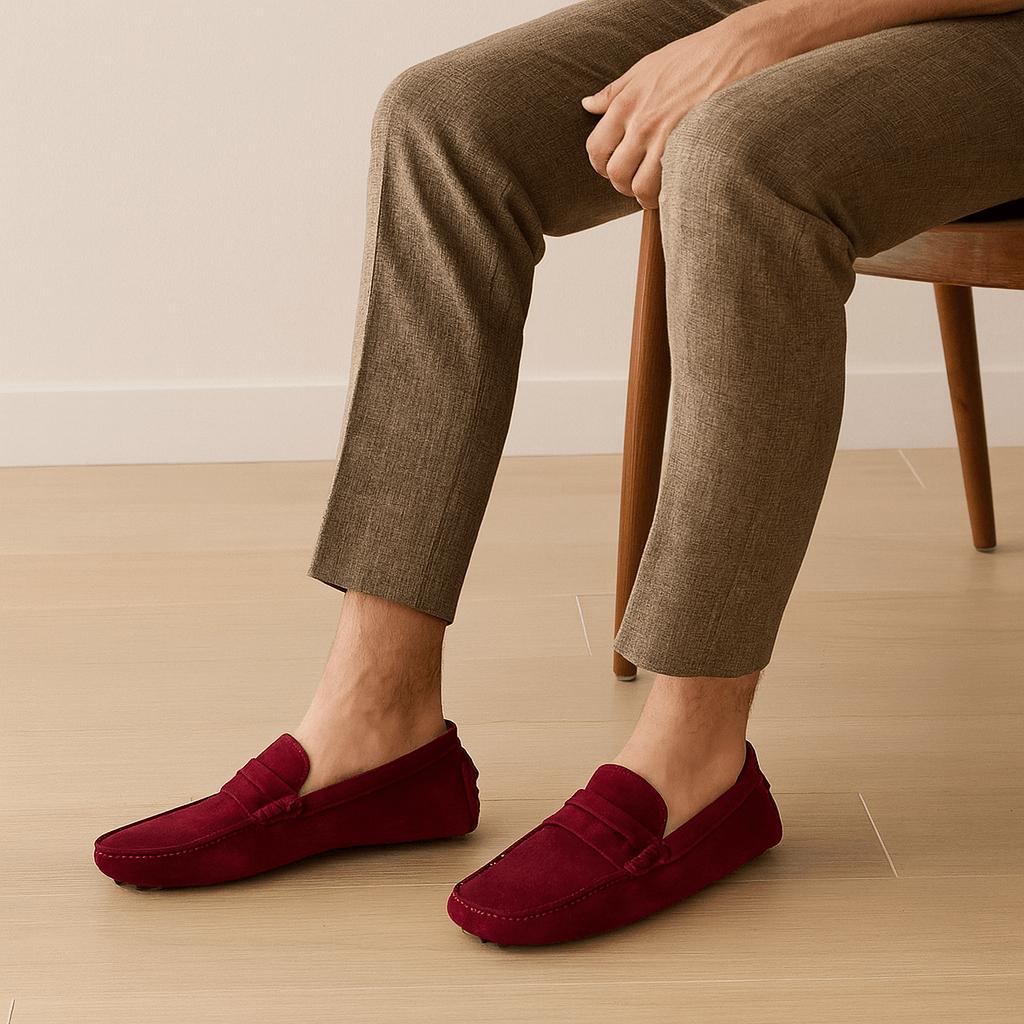 Stylowe i nowoczesne mokasyny zamszowe dla mężczyzn – inspirowane włoskim stylem