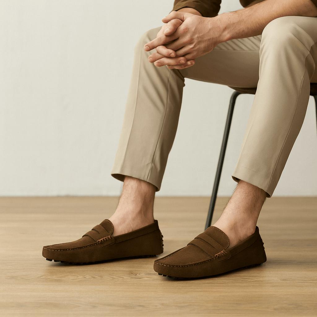 Stylowe i nowoczesne mokasyny zamszowe dla mężczyzn – inspirowane włoskim stylem