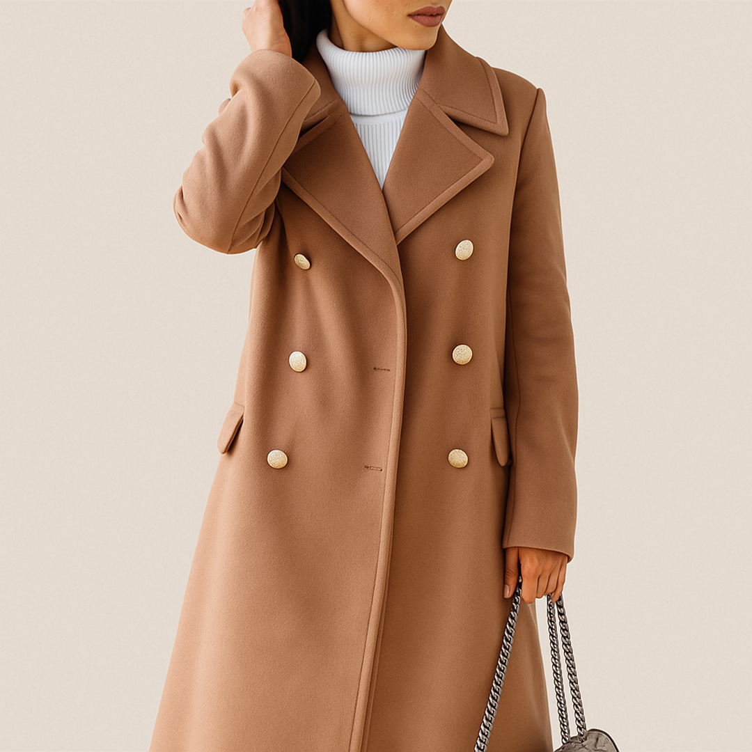 Stylowy Długi Luźny Płaszcz Dla Kobiet | Zima