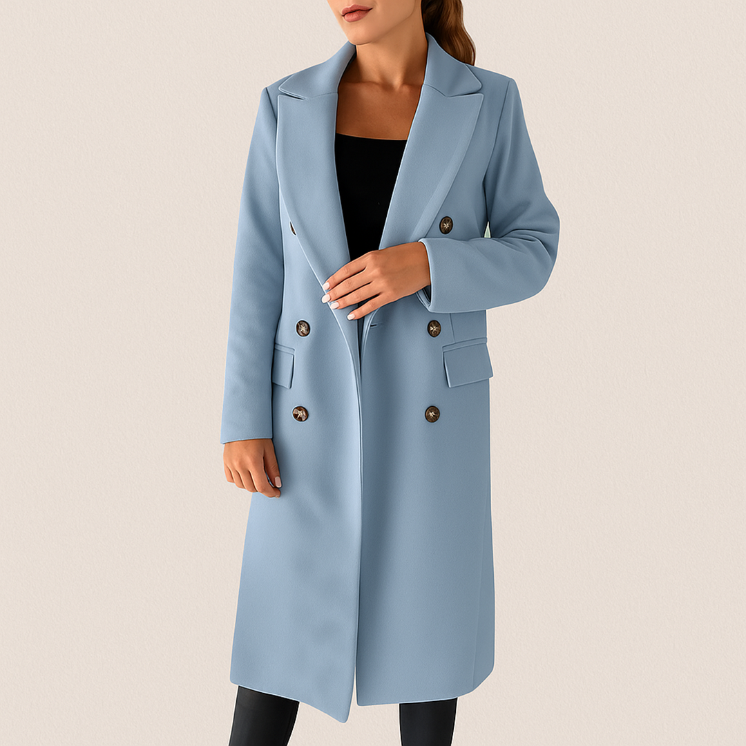 Stylowy Długi Luźny Płaszcz Dla Kobiet | Zima