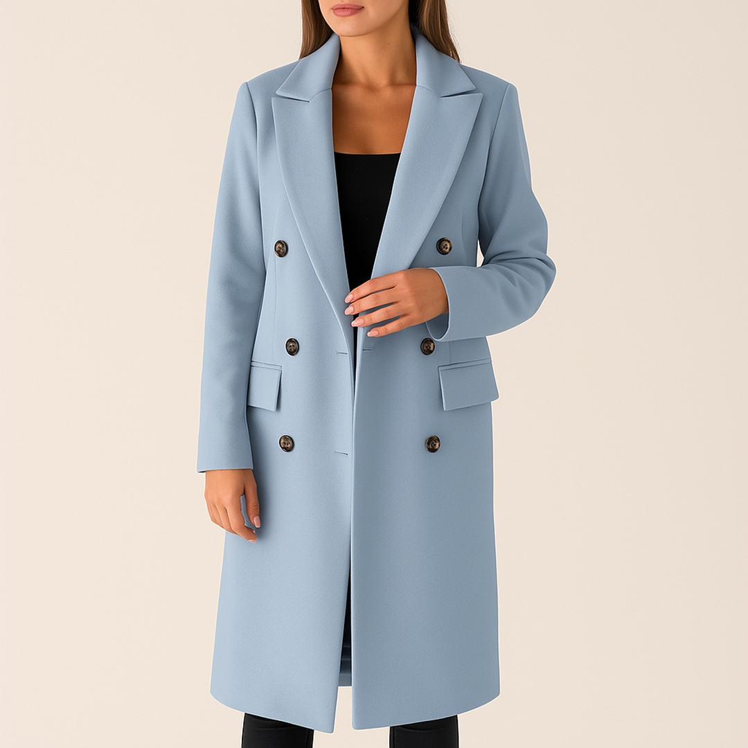 Stylowy Długi Luźny Płaszcz Dla Kobiet | Zima