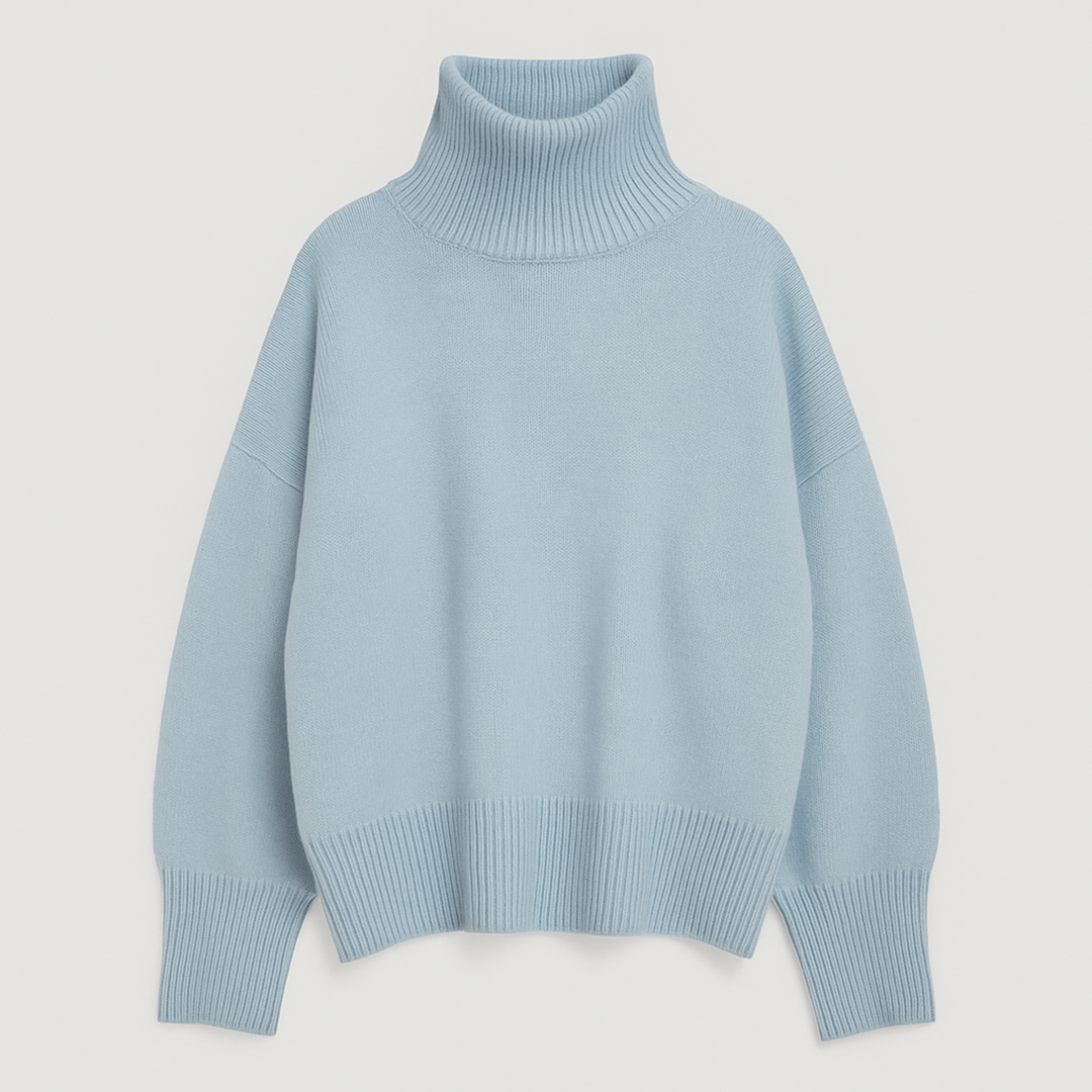 Damski Codzienny Golf Zimowy | Długi