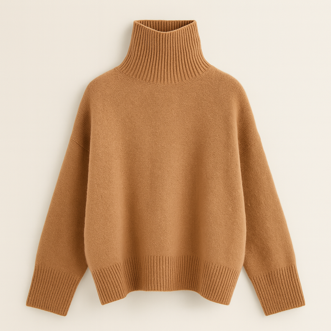 Damski Codzienny Golf Zimowy | Długi