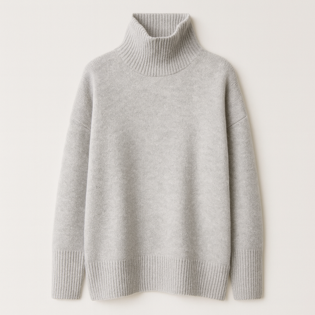 Damski Codzienny Golf Zimowy | Długi