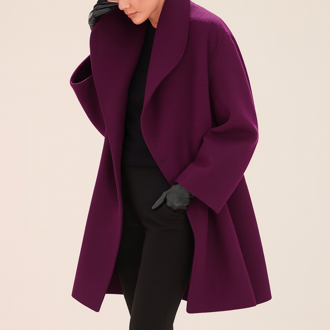 Damski Zimowy Płaszcz Trencz | Długi