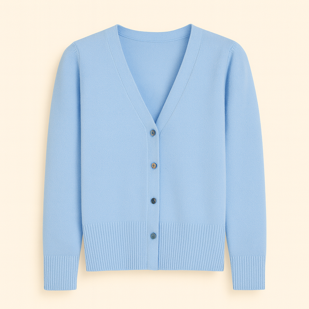 Damski Zimowy Kardigan Z Dekoltem W Serek | Codzienny