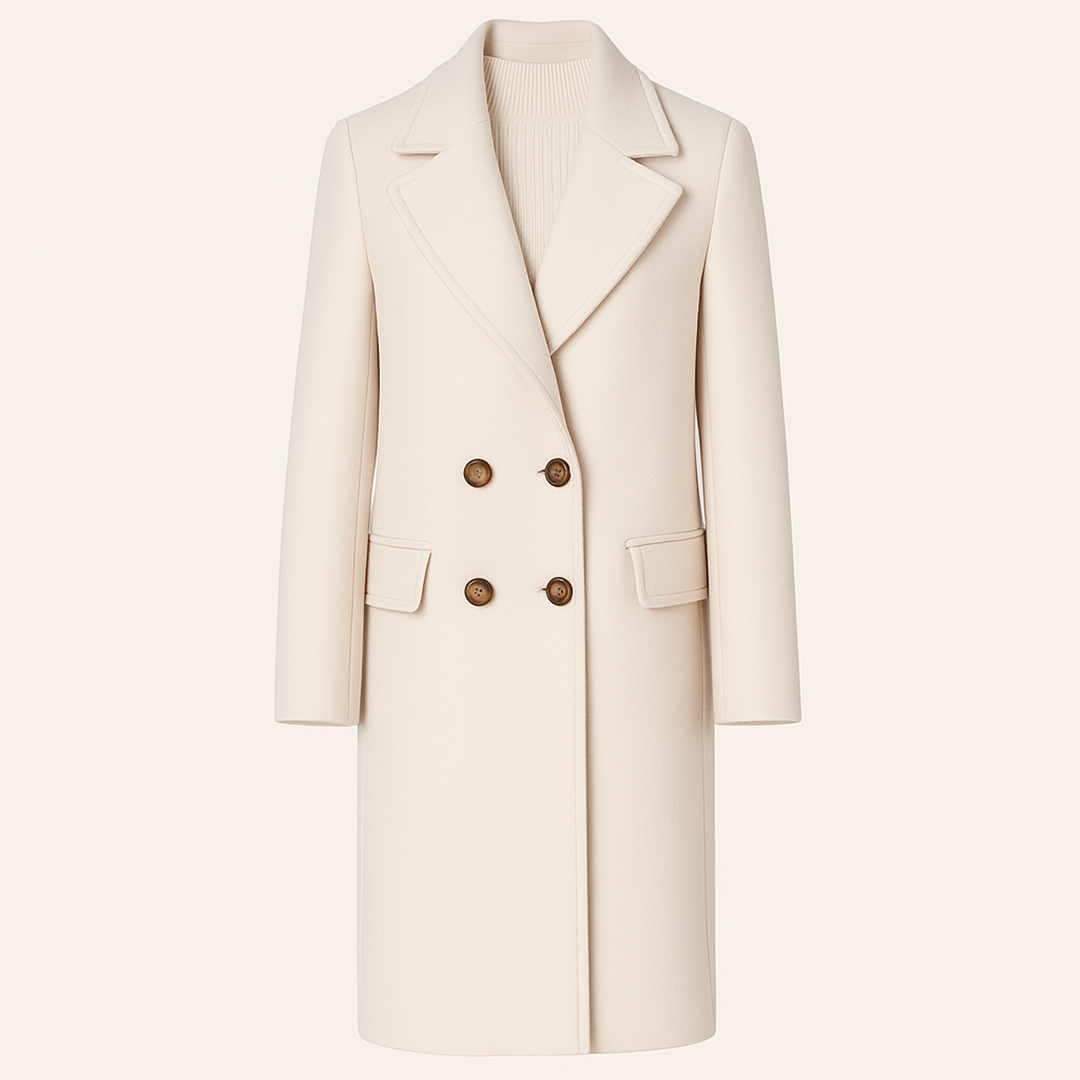 Damski Stylowy Długi Płaszcz Trencz | Zimowy