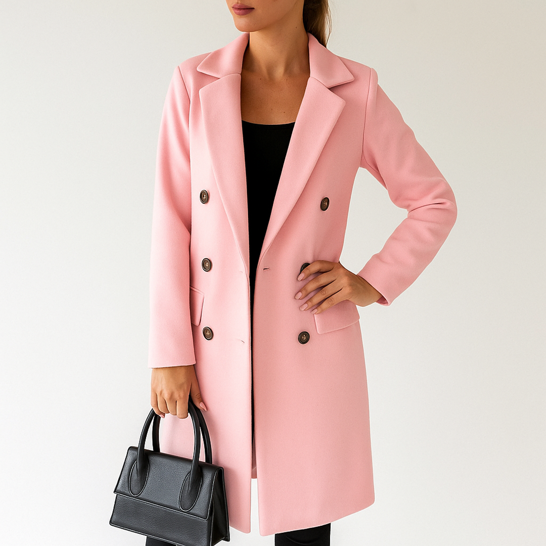 Damski Zimowy Długi Płaszcz Trencz | Stylowy