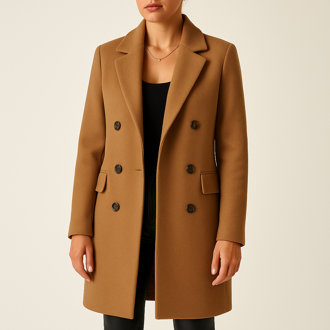 Damski Zimowy Długi Płaszcz Trencz | Stylowy