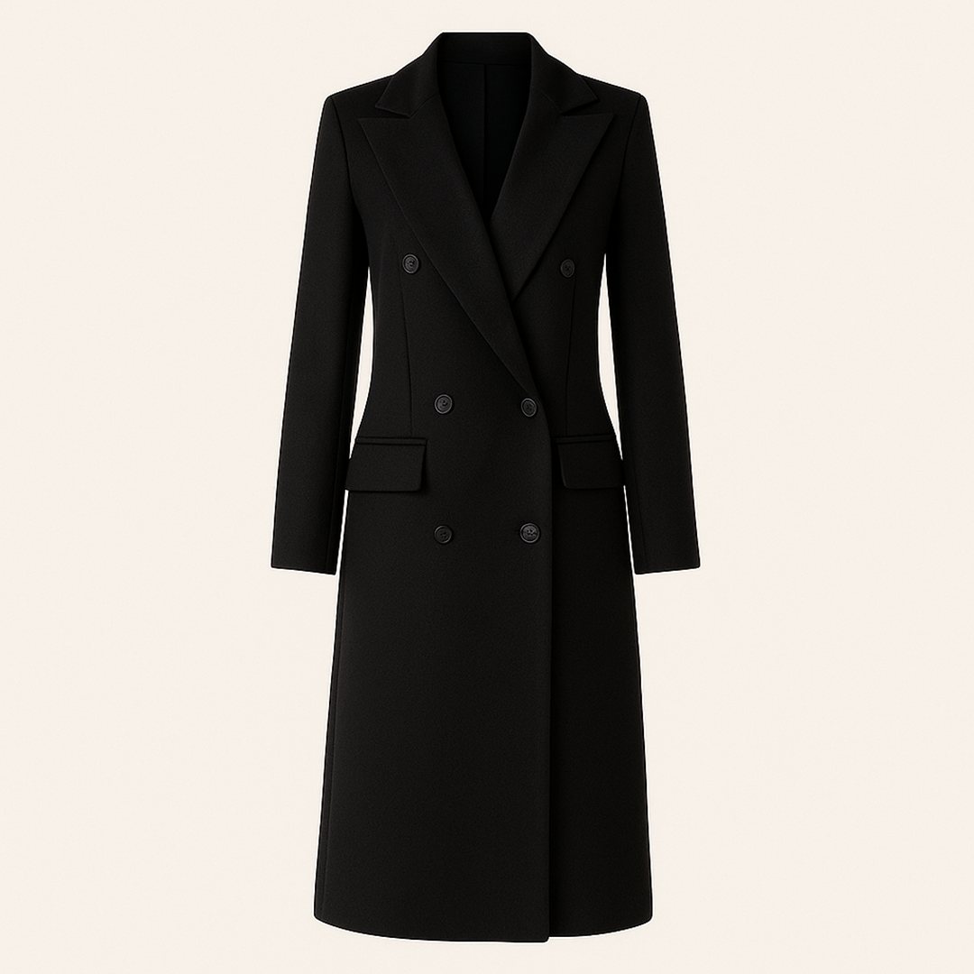 Damski Zimowy Długi Płaszcz Trencz | Stylowy