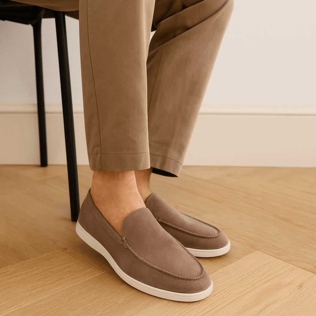 Wygodne, wsuwane mokasyny zamszowe dla mężczyzn – całodzienny komfort i wygoda