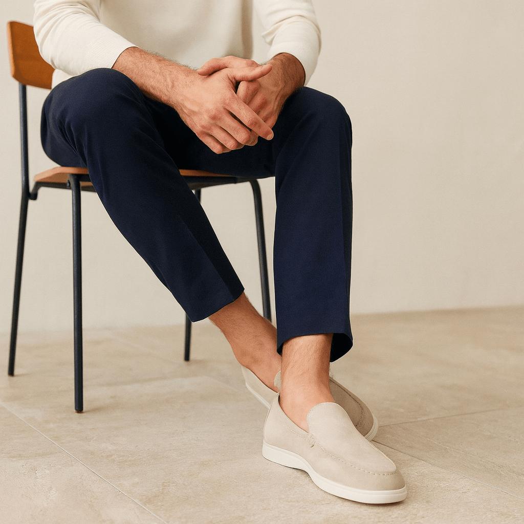 Wygodne, wsuwane mokasyny zamszowe dla mężczyzn – całodzienny komfort i wygoda