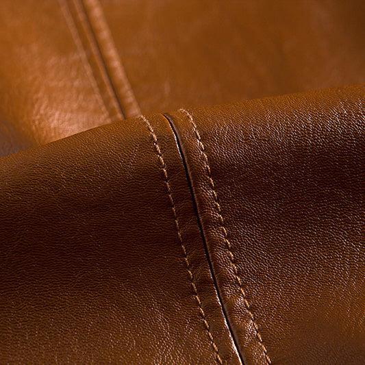 Wykonana na zamówienie, włoska kurtka skórzana - męska odzież wierzchnia