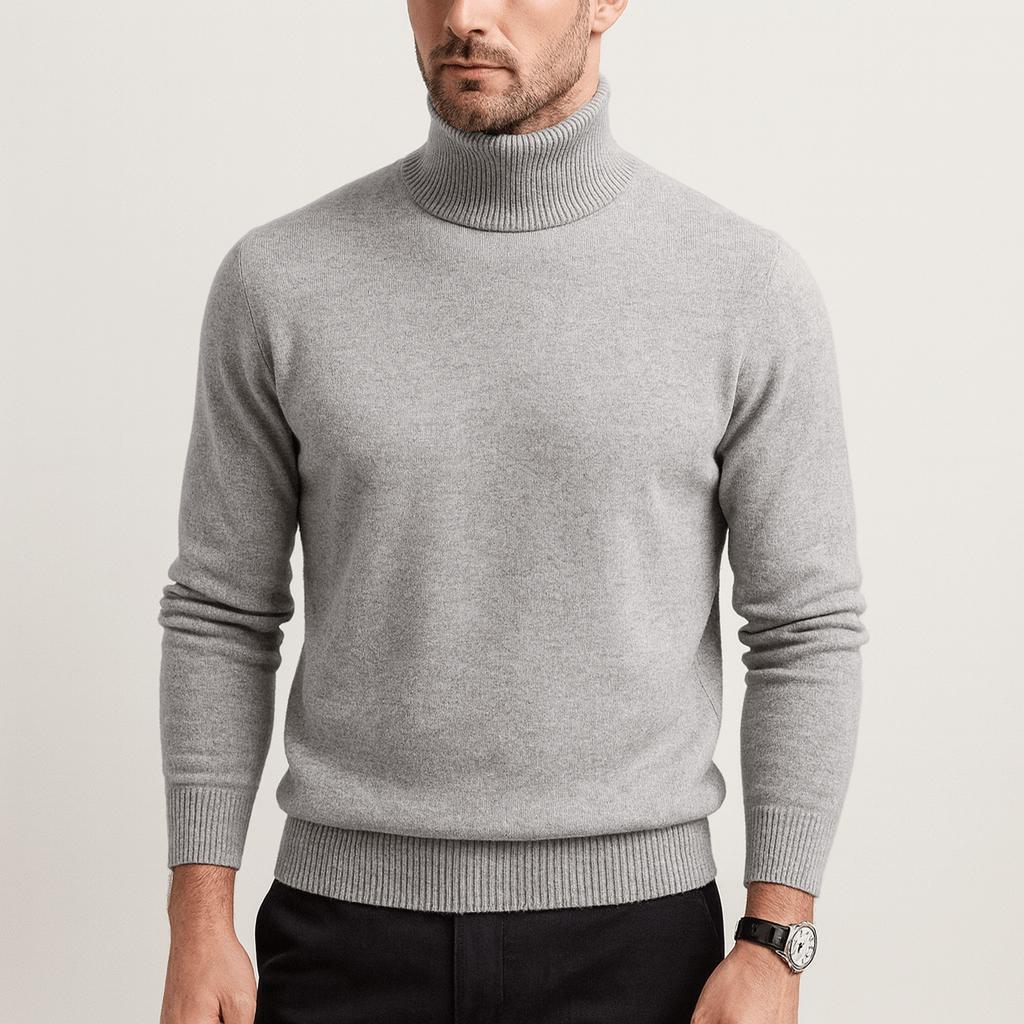 Wysokiej jakości golf z kaszmiru dla mężczyzn – ponadczasowy, elegancki design