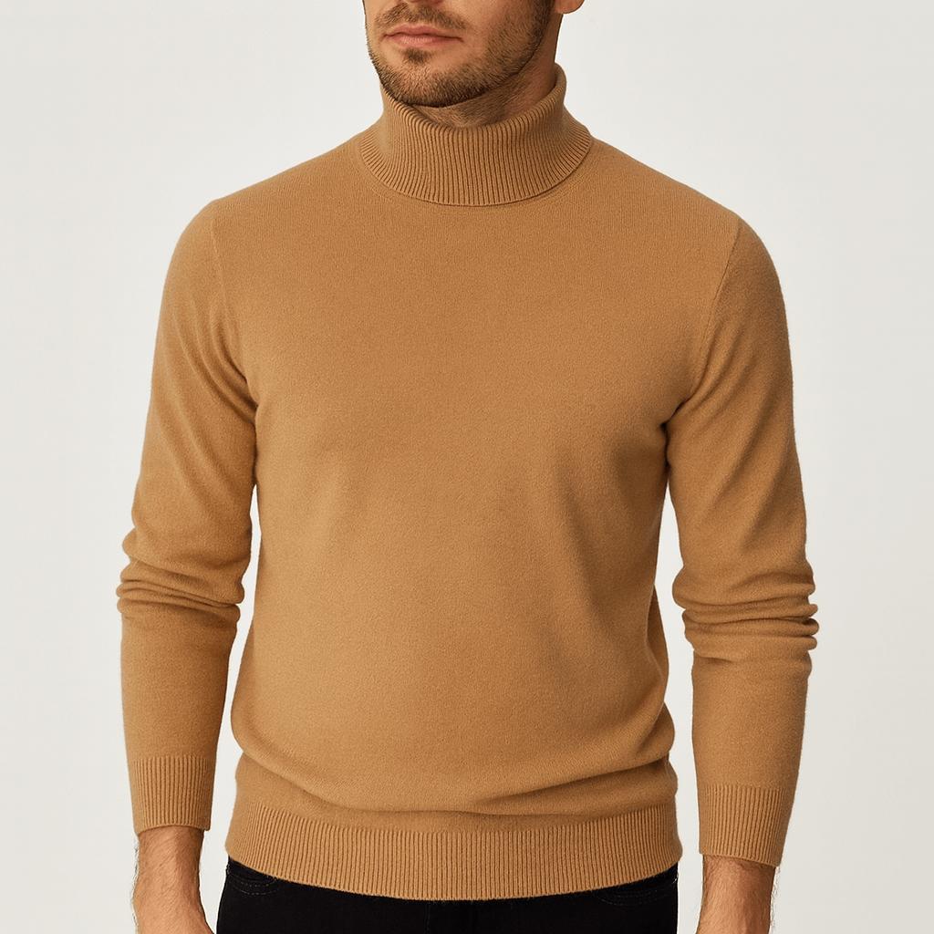 Wysokiej jakości golf z kaszmiru dla mężczyzn – ponadczasowy, elegancki design