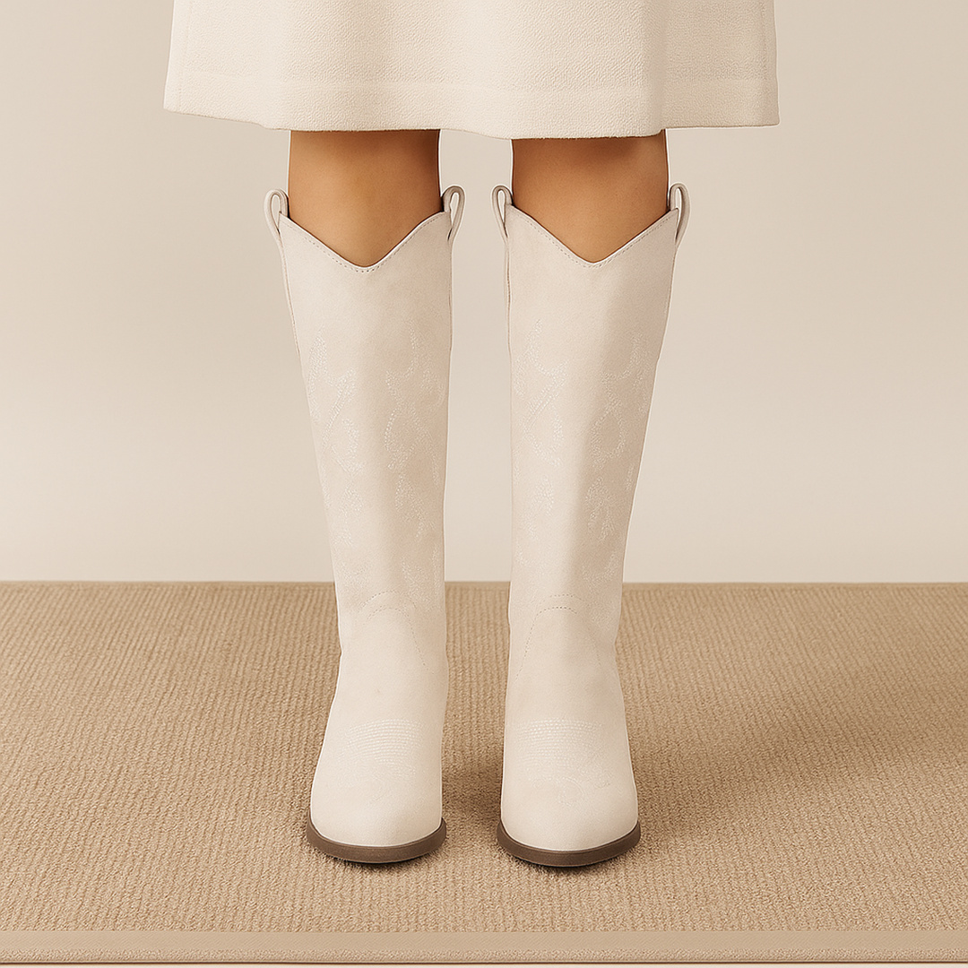 Zamszowe Kozaki Kowbojskie Dla Kobiet | Stylowe